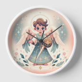 アーチャンエルセントミカエル子供時計 壁時計 (正面)