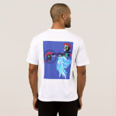 アーチャンエルツインウォリアー翼Tシャツデザイン Tシャツ (裏面フル)