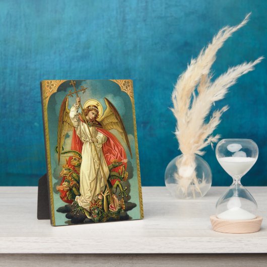 アーチャンエルミカエル卓上プラーク フォトプラーク (側面)