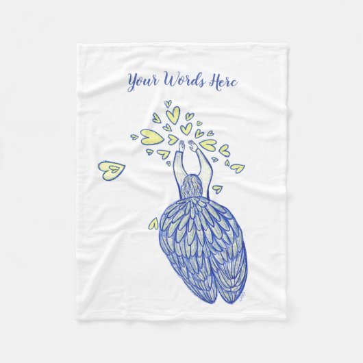 アーチャンエルミカエル支援カスタムフリースブランケット フリースブランケット (正面)