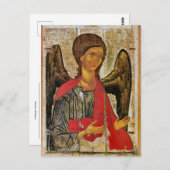 アーチャンエルミカエル正統ビザンチンのアイコン ポストカード (正面/裏面)