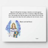 アーチャンエルミカルイウィズ祈りの言葉 フォトプラーク (正面)