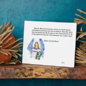 アーチャンエルミカルイウィズ祈りの言葉 フォトプラーク (側面)