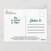 アーチャンエルラファエルアンジェルヒーリングアートノート ポストカード (裏面)