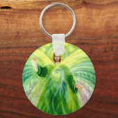 アーチャンエルラファエルヒーリングライト キーホルダー (正面)