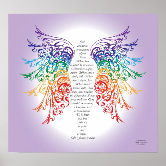 アーチャンエルラファエル祈りの言葉 ポスター (正面)