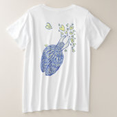 アーチャンゲルマイケルラブ&サポートカスタムシャツ プラスサイズTシャツ (デザイン裏面)