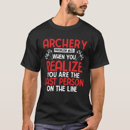 アーチャーのためのアーチェリー 9 Tシャツ (正面)