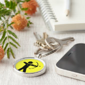 アーチャーのキーチェーン – 黄色 キーホルダー (側面)