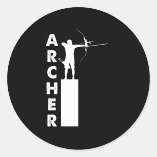 アーチャーアーチェリーボウマンアローターゲット射撃、 発砲ギ ラウンドシール