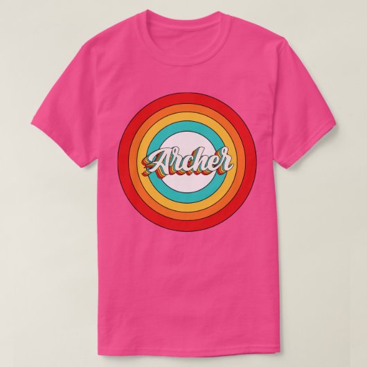 アーチャーネームシャツヴィンテージアーチャーサークル Tシャツ (デザイン正面)