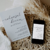 アーチャーミニマリストリハーサルディナー招待状 招待状