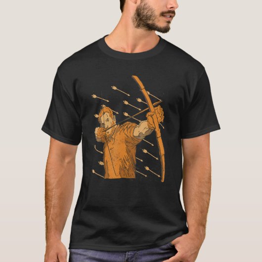 アーチャー中世とルネッサンス – Ren Fair Archery Tシャツ (正面)