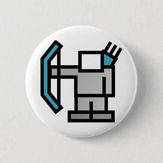 アーチャー・イン・ブルー 缶バッジ (正面)