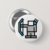 アーチャー・イン・ブルー 缶バッジ (正面&裏面)