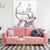 アーチャー キャンバスプリント (インサイチュ (リビング))