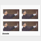 アーチャー・ブータン 長方形シール (シート)