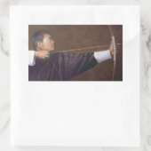 アーチャー・ブータン 長方形シール (バッグ)