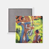 アーチャー(1935年~1937年)アーンスト・ルートヴィヒ・キルヒナー・マーニュ マグネット (正面/裏面)