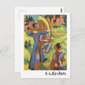 アーチャー(1935年~1937年)エルンスト・ルートヴィヒ・キルヒナー ポストカード (正面/裏面)