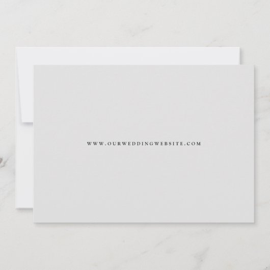 アーチユニーク型フォトカード日付の保存 招待状 (裏面)