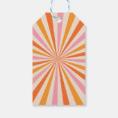 アーチレトロここ来ザソンベイビーシャワー ギフトタグ (裏面)