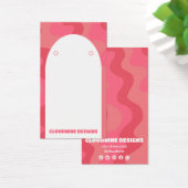 アーチレトロウェーブイヤリングネックレスジュエリーディスプレイ (デスク)