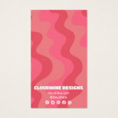 アーチレトロウェーブイヤリングネックレスジュエリーディスプレイ (裏面)