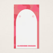 アーチレトロウェーブイヤリングネックレスジュエリーディスプレイ (正面)