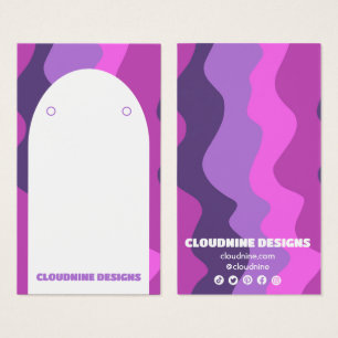 アーチレトロウェーブイヤリングネックレスジュエリーディスプレイ