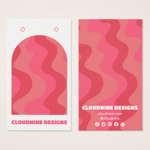 アーチレトロウェーブイヤリングネックレスジュエリーディスプレイ