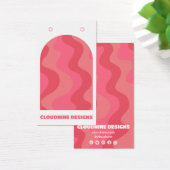 アーチレトロウェーブイヤリングネックレスジュエリーディスプレイ (デスク)