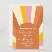 アーチレトロ来ここザサンブライダルシャワー 招待状 (正面)