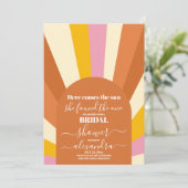 アーチレトロ来ここザサンブライダルシャワー 招待状 (スタンド正面)