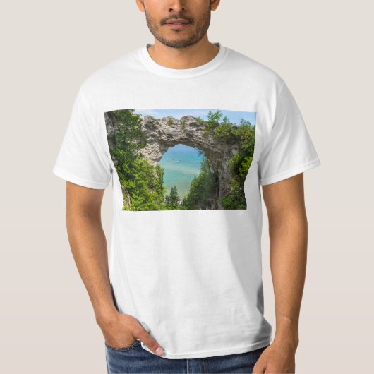 アーチロックでカヌー Tシャツ (正面)