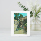 アーチロックの下のElポータルロードのツアーバス ポストカード (スタンド正面)