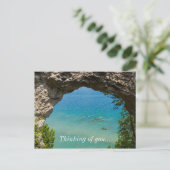 アーチロックカヌー ポストカード (スタンド正面)