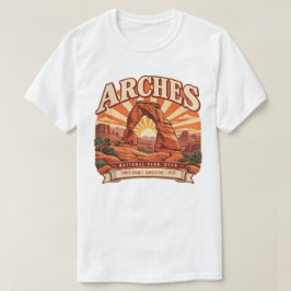 アーチーズ国立公園 ユタ州 記念 Tシャツ
