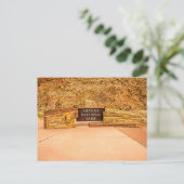 アーチーズ・ナショナルパークの入口看板 ポストカード (スタンド正面)