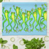 アーチーズ・フロッグ キッチンタオル (折り畳み)