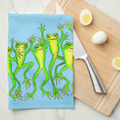 アーチーズ・フロッグ キッチンタオル (四つ折り)