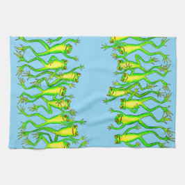 アーチーズ・フロッグ キッチンタオル