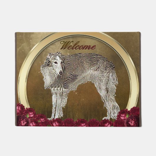 アーチ下のシルケン ドアマット (正面)