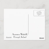 アーチ下の滝 ポストカード (裏面)