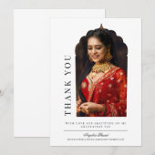 アーチ伝統的ー卒業サンキューカード サンキューカード (正面/裏面)