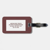 アーチ円錐 ラゲッジタグ (裏面横)