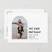 アーチ写真展で結モダン婚した 案内ポストカード (正面/裏面)