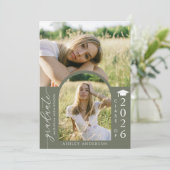 アーチ写真 卒業パーティー招待のお知らせ 招待状 (スタンド正面)