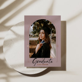 アーチ卒業発表バラフォイル招待状 箔招待状