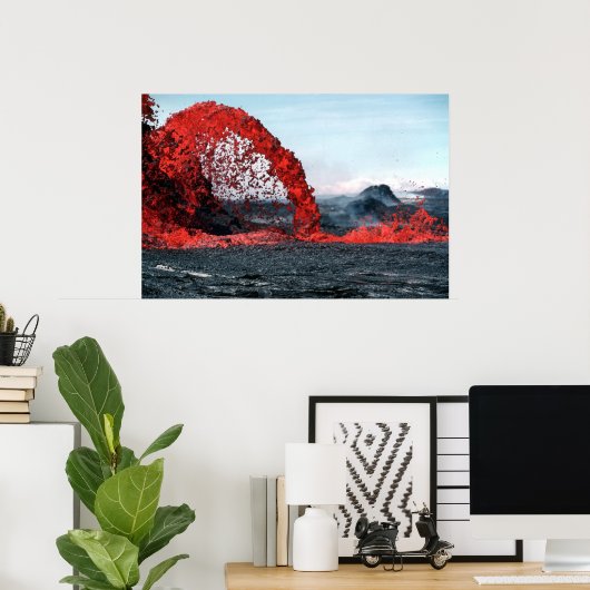 アーチ噴水 ポスター (ホームオフィス)